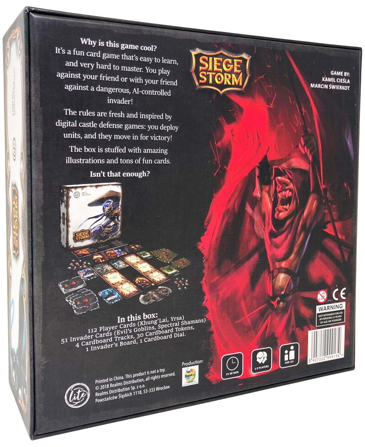 Awaken Realms Lite Siegestorm Siegemode Deck Building Game In Multi