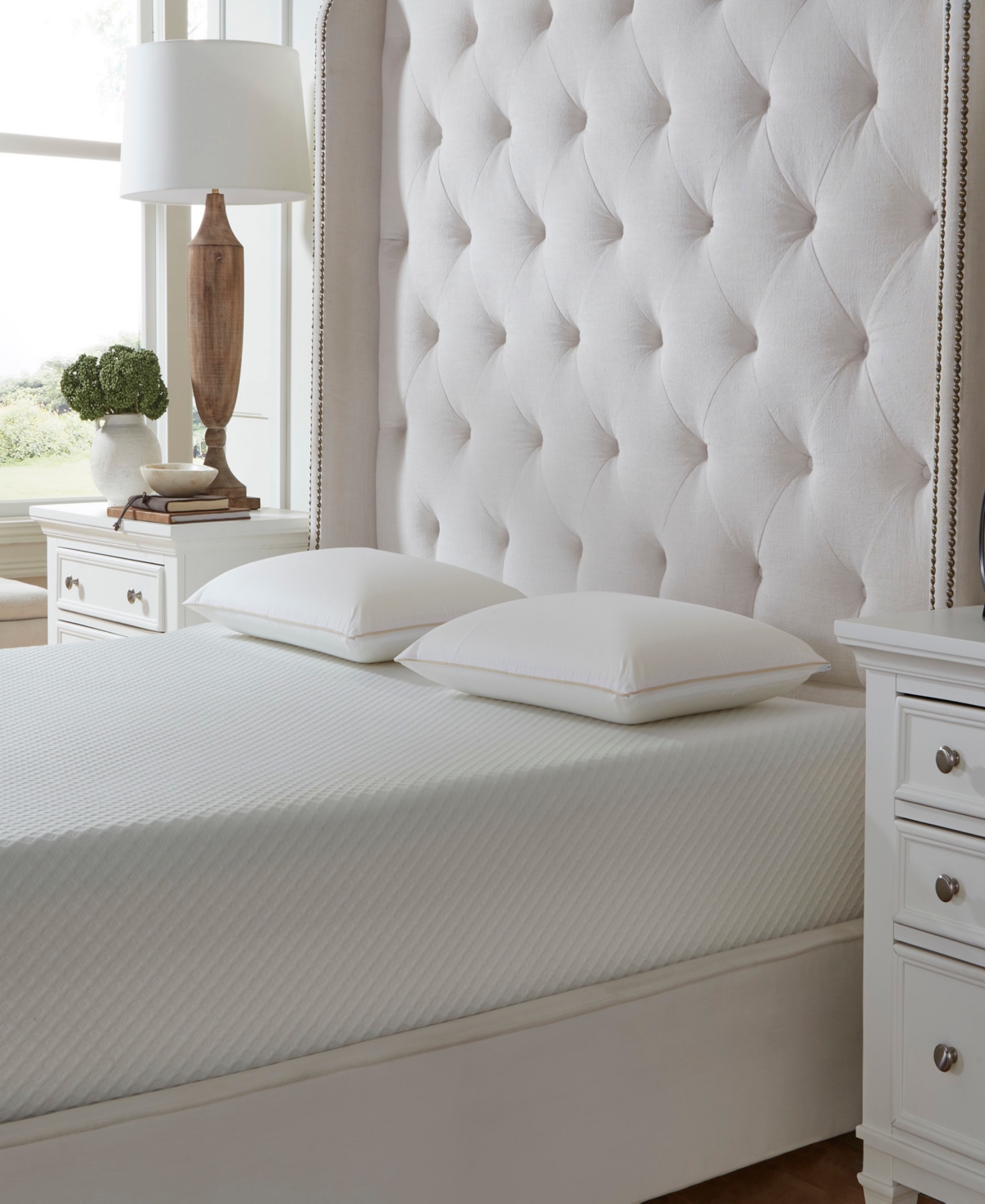 La-z-boy Hybrid Bliss Memory Foam Bed Pillow, Standard In White