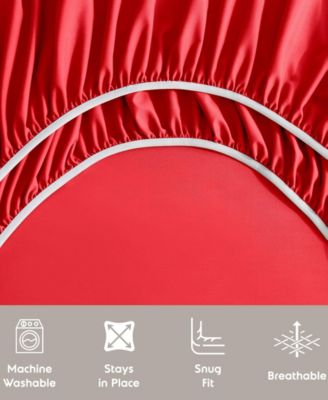 Premier Collection Deep Pocket 4 Piece Sheet Set, King