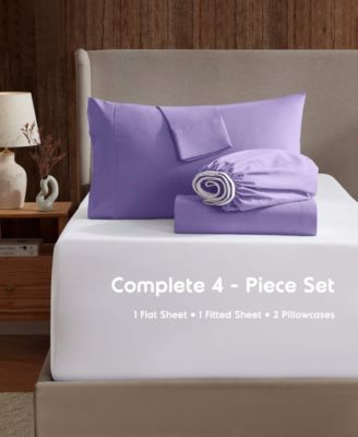 Premier Collection Deep Pocket 4 Piece Sheet Set, Full