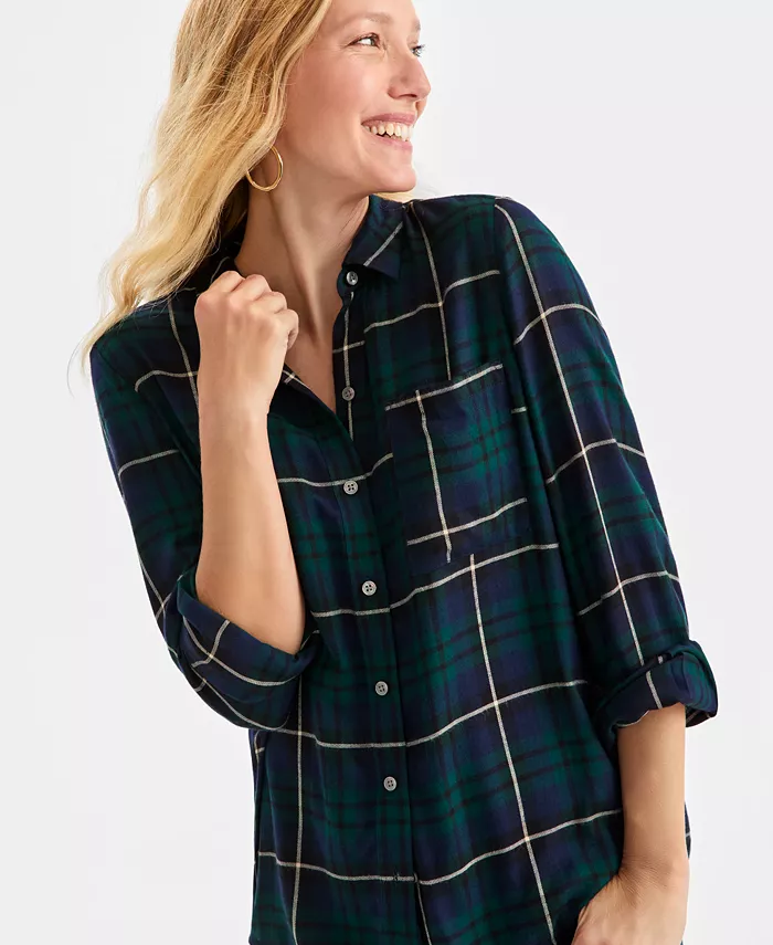 Women's Plaid Perfect Shirt - thumbnail 5