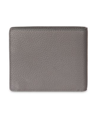 Men's RFID Two-Tone Pebbled Leather Slimfold Wallet