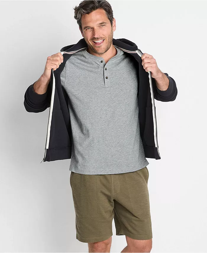 Men's Short Sleeve Cotton Supima Jersey Henley - thumbnail 10