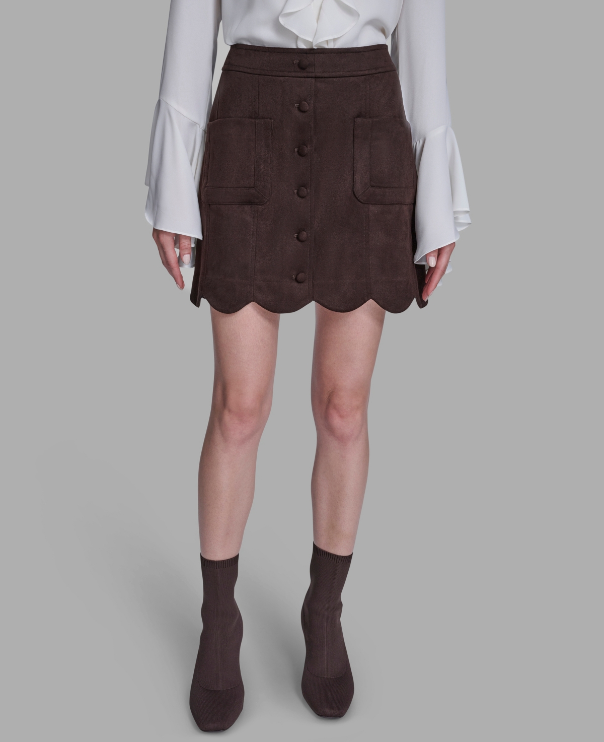 Bcbg Women's Tulip Hem Mini Skirt