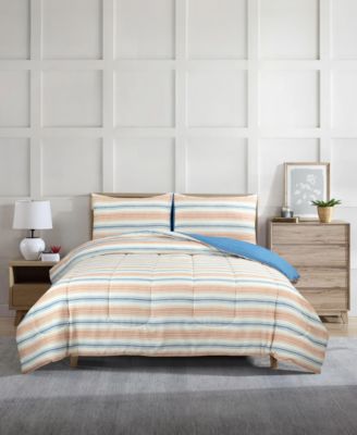 Macy's Cloud Stripe 3-Pc. Comforter Sets