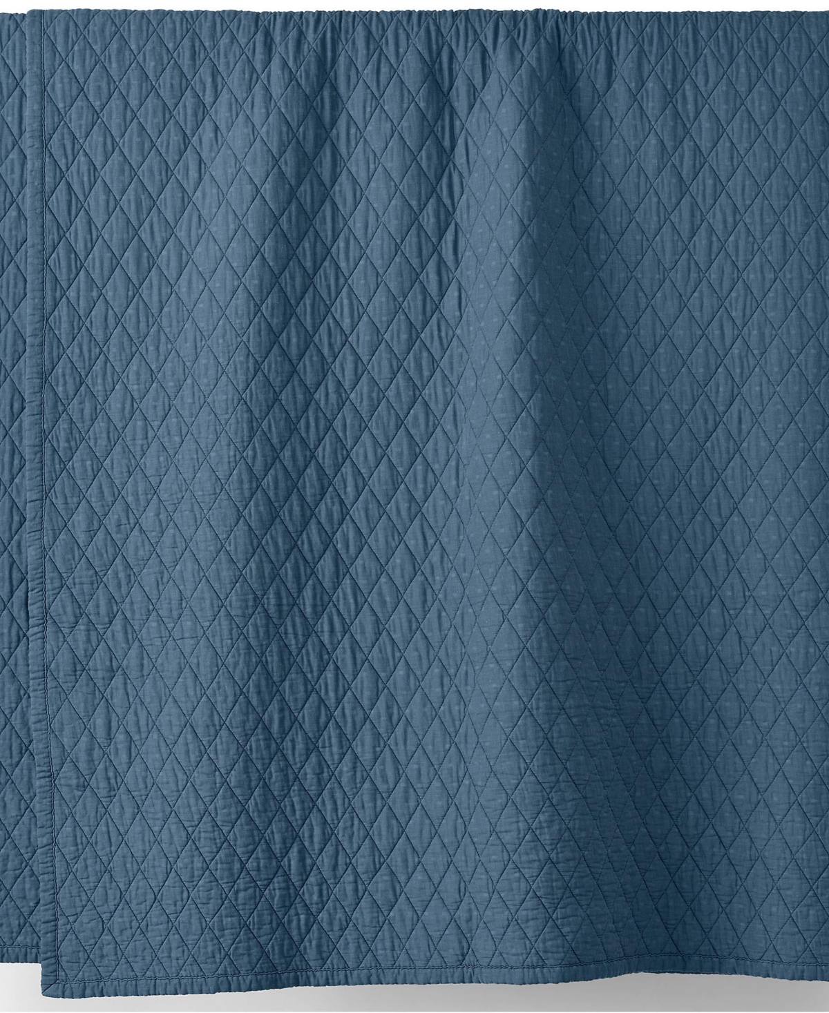 Lands' End Solid Diamond Double Voile Pillow Sham