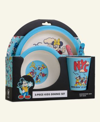 Kids Mickey Mouse & Friends Parade Balloon 5-Pc. Tabletop Dinner Set, Macy's Exclusive