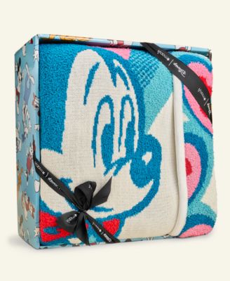Mickey Mouse & Minnie Mouse Reversible Knit Blanket, Macy's Exclusive