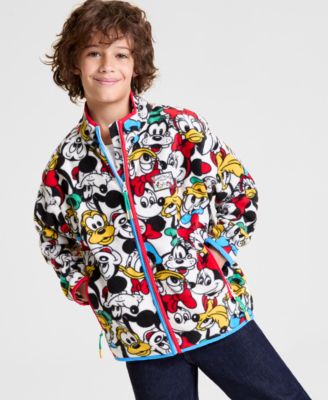 Disney | Macy's - Kids XS-XL Mickey & Friends Full-Zip Fleece Jacket
