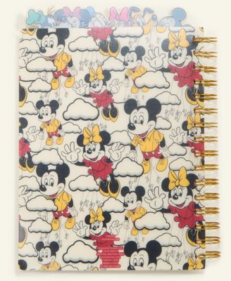Mickey Mouse & Minnie Mouse Parade Balloon Poly Tab Journal, Macy's Exclusive
