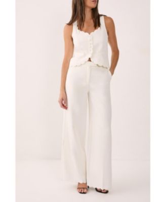 Women's Button Front Tailored Waistcoat