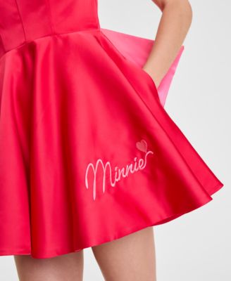 Women's Minnie Mouse Bow-Back Fit & Flare Party Dress, Macy's Exclusive