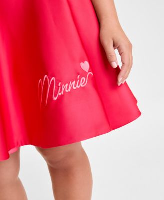 Plus Size Minnie Mouse Bow Fit & Flare Mini Dress, Macy's Exclusive