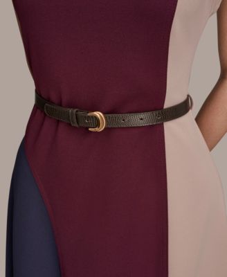 Petite Colorblock Midi Dress