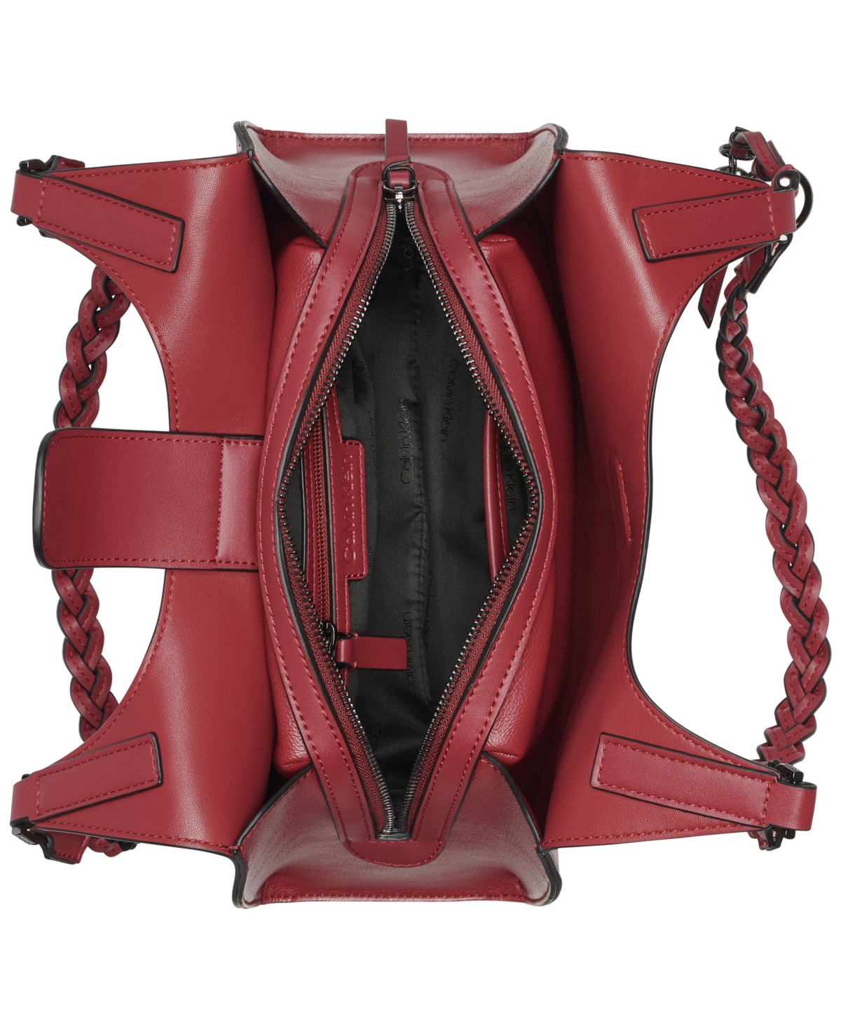 Calvin Klein Women's Shelly Mini Satchel Bag In Red