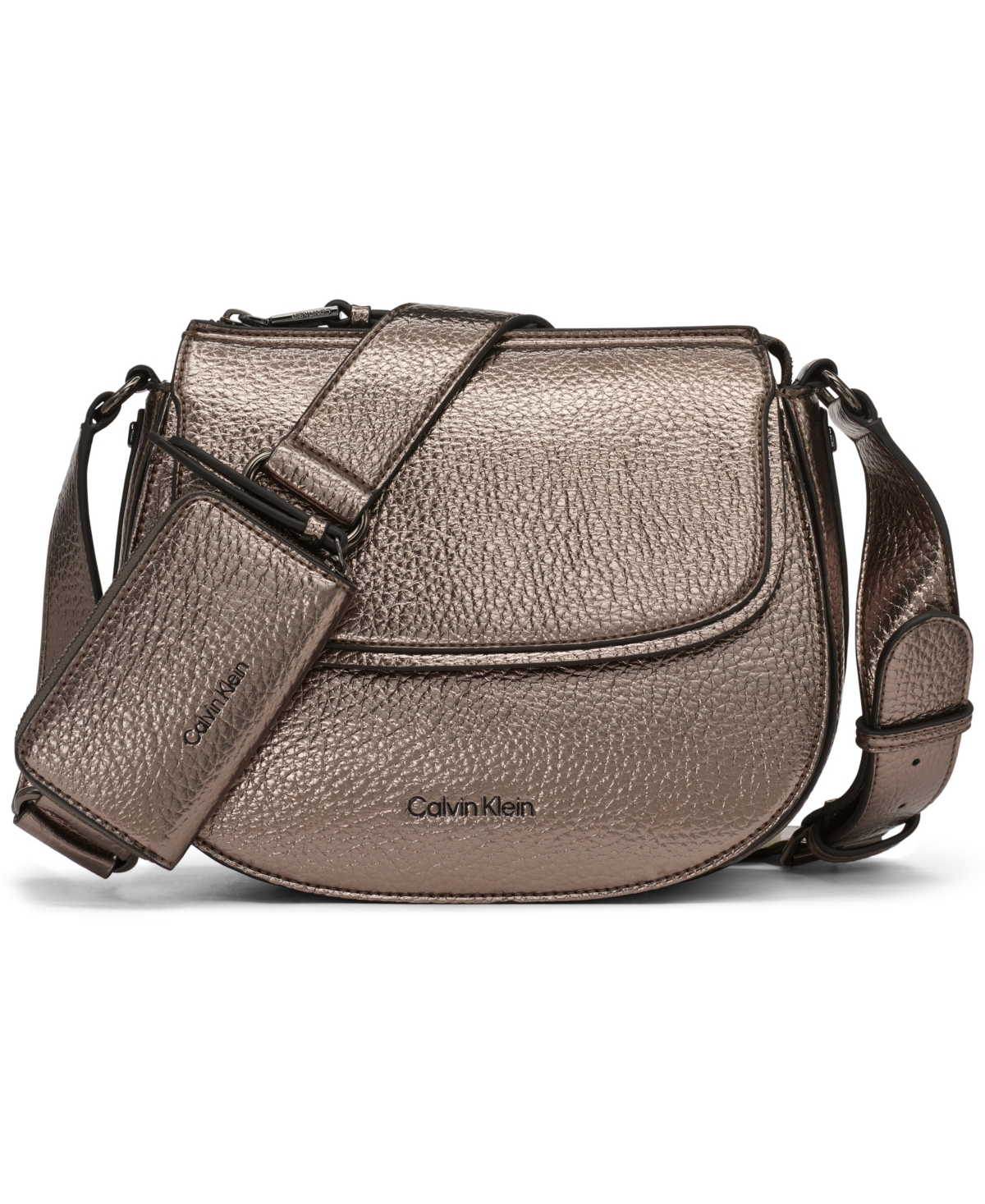 Calvin Klein Women's Bella Mini Crossbody Bag In Gray