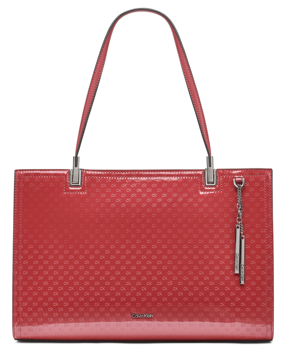 Calvin Klein Women's Verne Large Tote Bag In Red