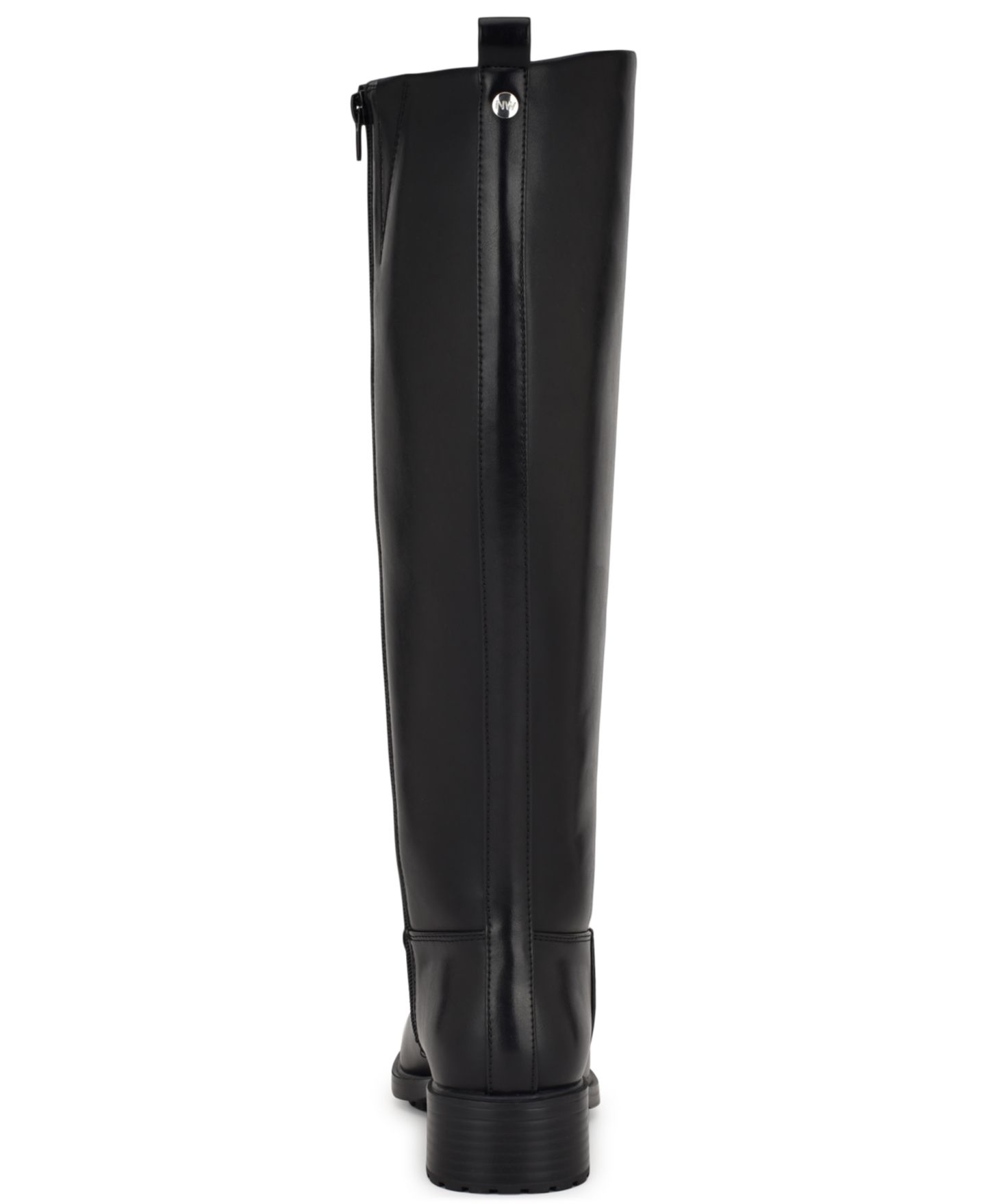 Женские ботинки Nine West Barile Tall Block Heel Boots, Regular & Wide Calf, цвет: Чёрный — фото 3