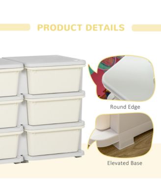 29.5&amp;#x22; 3 Tier Kids Storage Unit Dresser Tower,