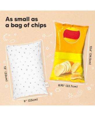 Mini Toddler Pillow and Pillowcase for Crib, 9x13 Small Pillow for Toddler, Kids Travel Pillow