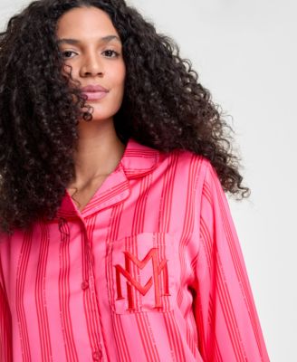 Women's Minnie Mouse Satin Pajamas Sleep Set, Macy's Exclusive