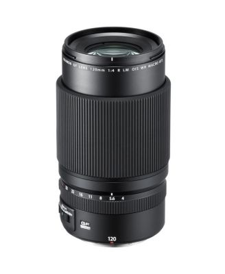 FUJINON GF 120mm F/4 R LM OIS WR Macro Lens for GFX Medium Format System - Bundle with 72mm Filter Kit, Flex Lens Shade, Lens Cap