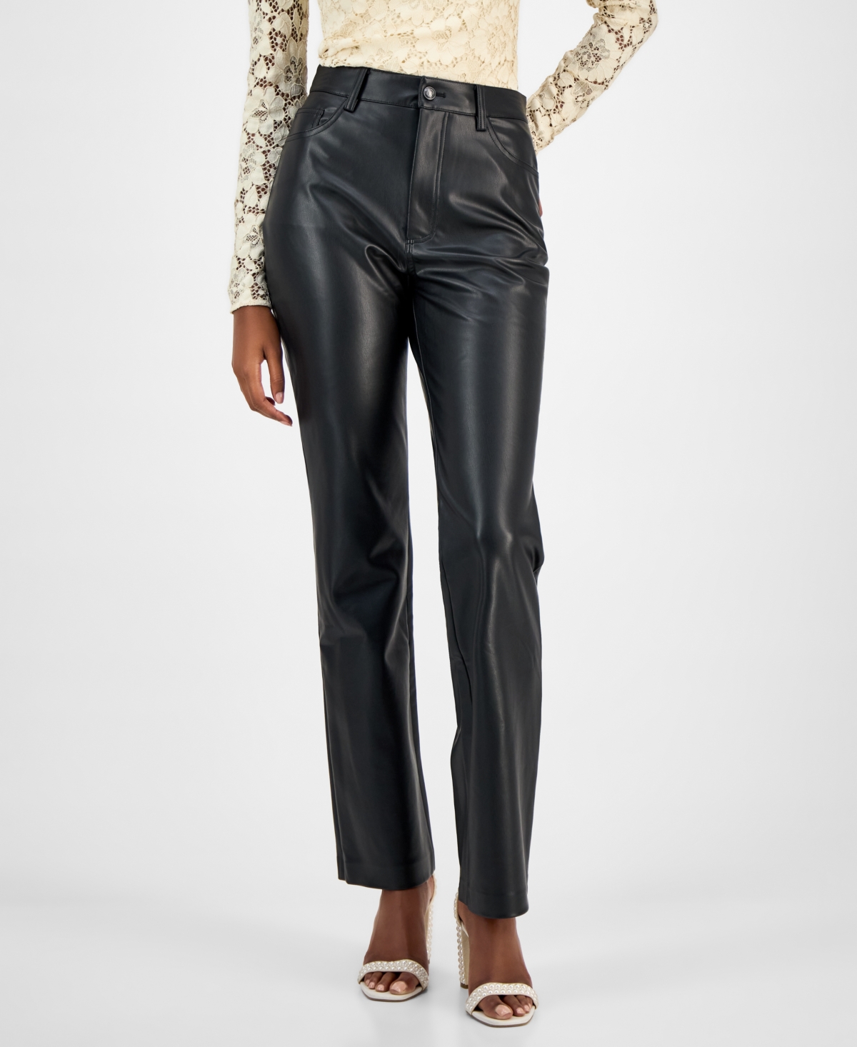 Guess Women's 80s Straight Pant In Black