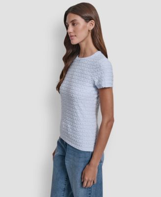 Women's Jacquard Logo Crewneck T-Shirt