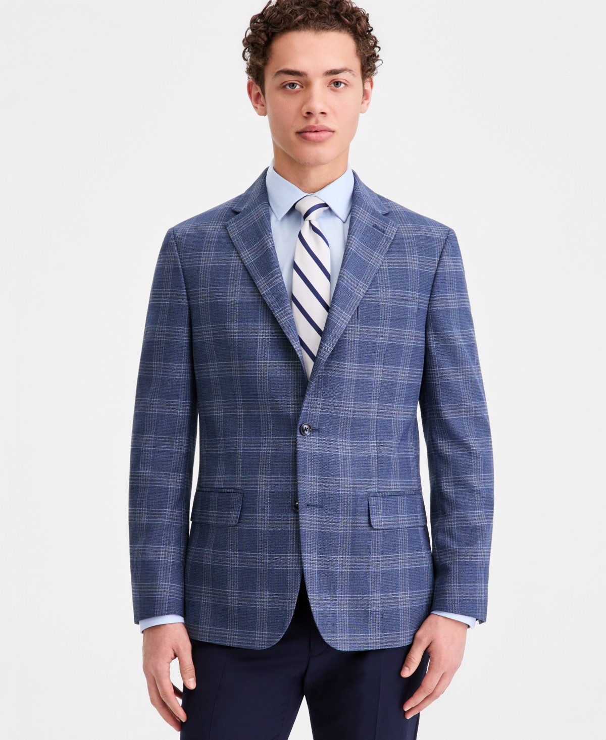 Мужские пиджаки Tommy Hilfiger Men's Modern-Fit Patterned Blazer — фото 2