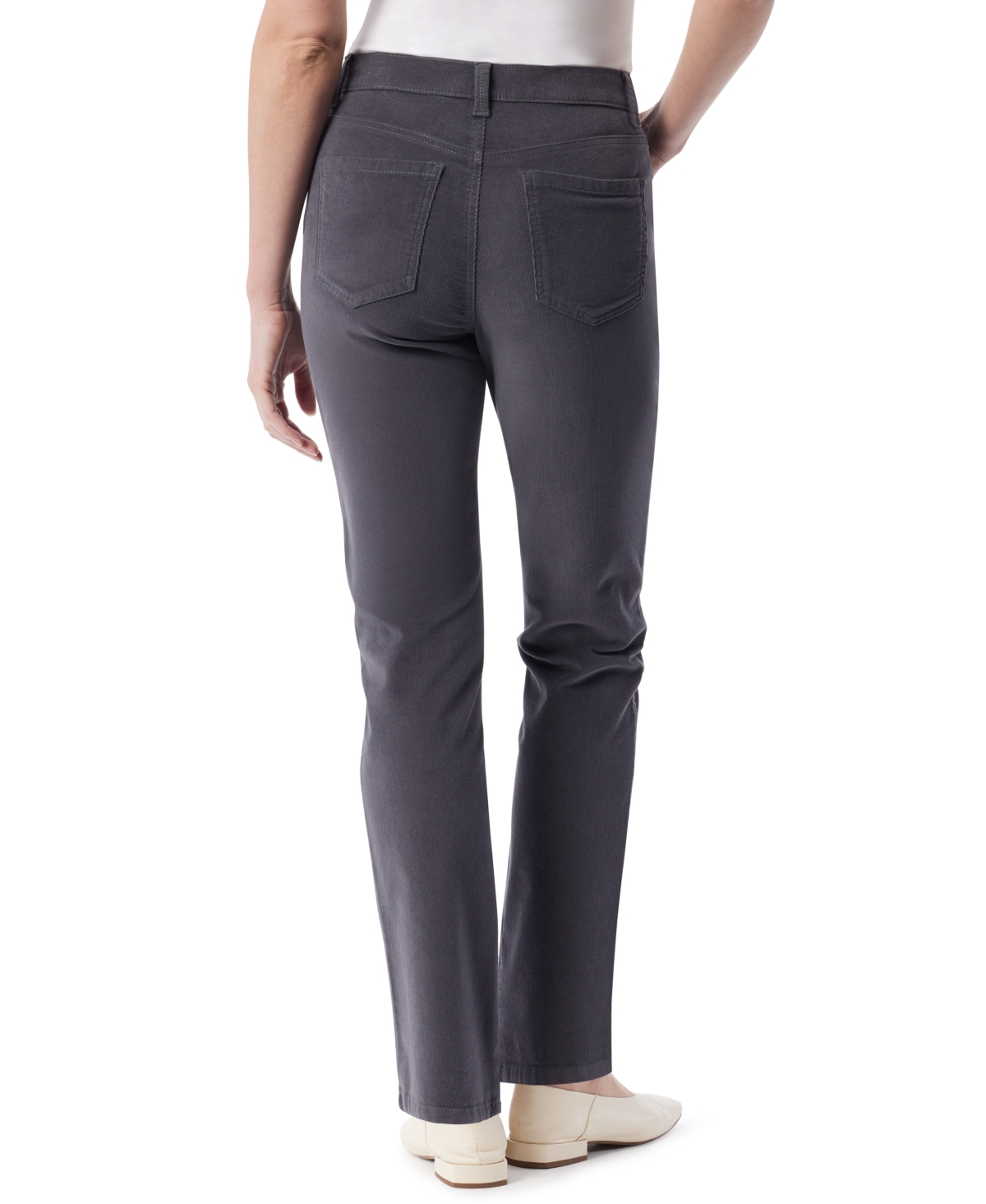 Gloria Vanderbilt Women's Amanda Cord Casual Pants In Blue