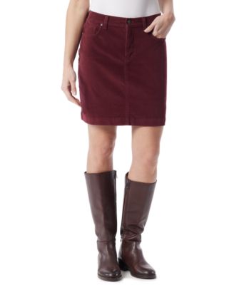 Women's Cord Mini Skirt