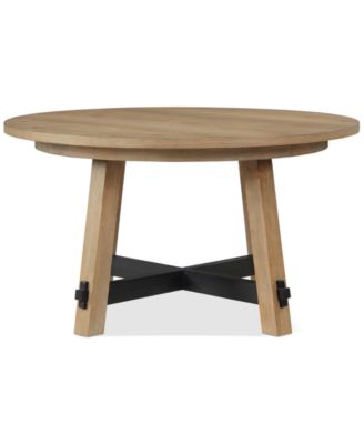 Macai 54" Wood Round Dining Table
