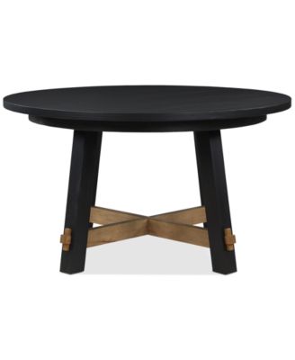 Macai 54" Wood Round Dining Table
