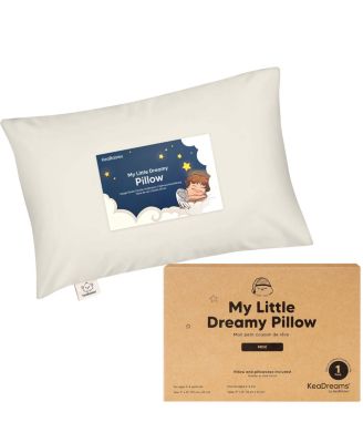Mini Toddler Pillow and Pillowcase for Crib, 9x13 Small Pillow for Toddler, Kids Travel Pillow