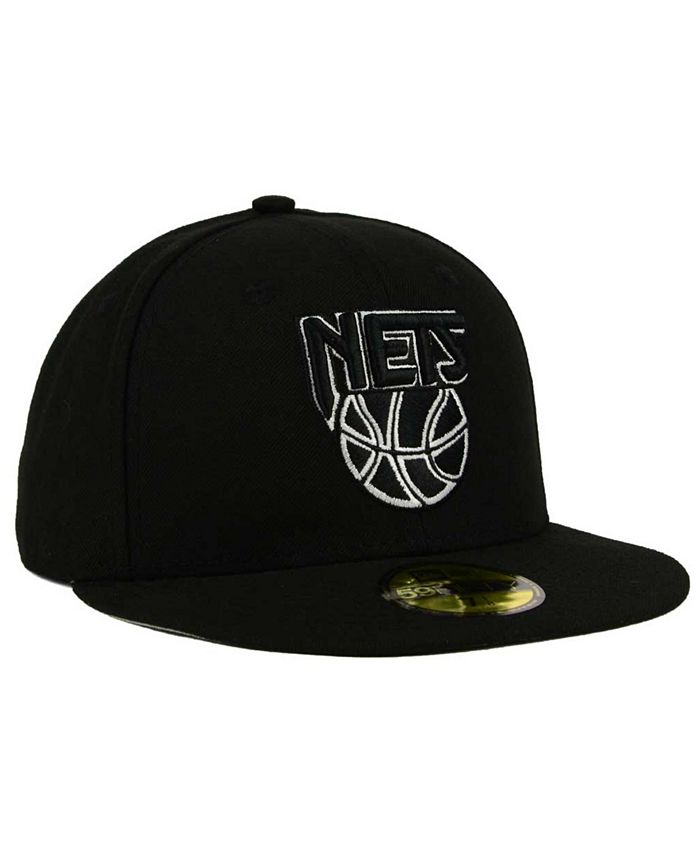 New Era New Jersey Nets 2-Tone Basic 59FIFTY Fitted Cap - Macy's