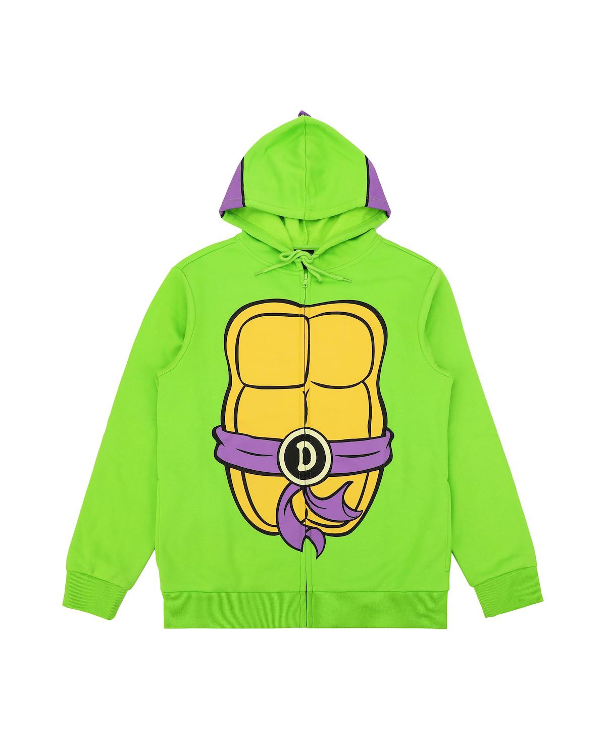 Teenage Mutant Ninja Turtles Donatello Long Sleeve Men's Green Cosplay Hoodie