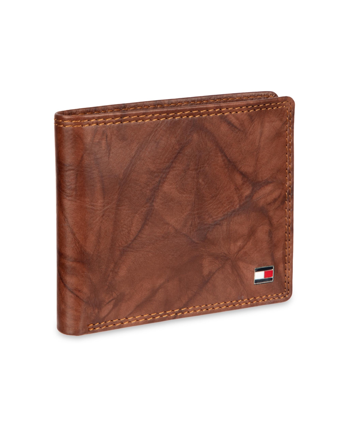 Tommy Hilfiger Men's Slimfold Wallet In Brown