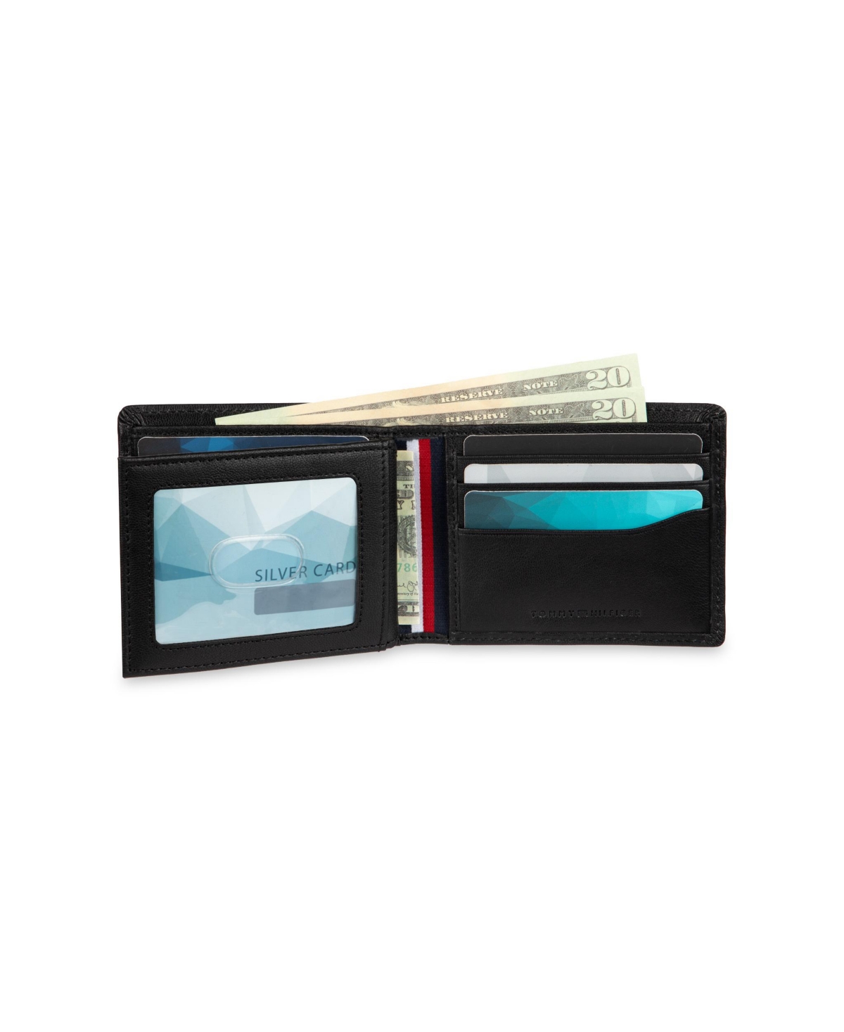 Tommy Hilfiger Men's Trifold Rfid Wallet In Black