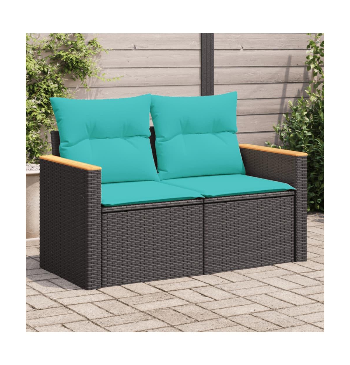 Garden Sofa Black