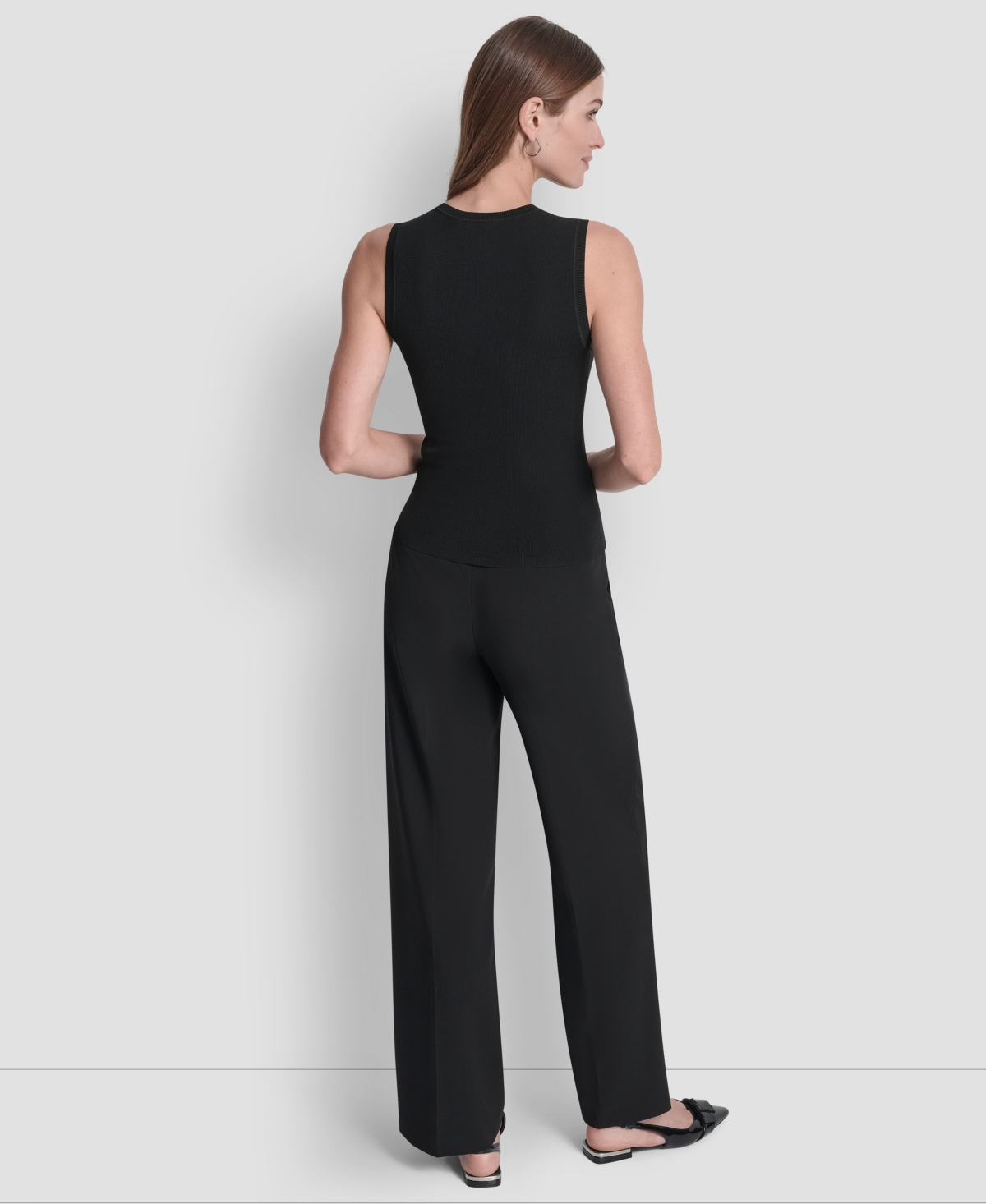 Dkny Women's Sleeveless Sweater In Black