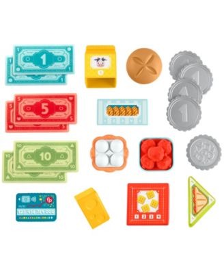 Laugh and Learn Count and Shop Cash Register Electronic Toddler Learning Toy, 20 Pieces