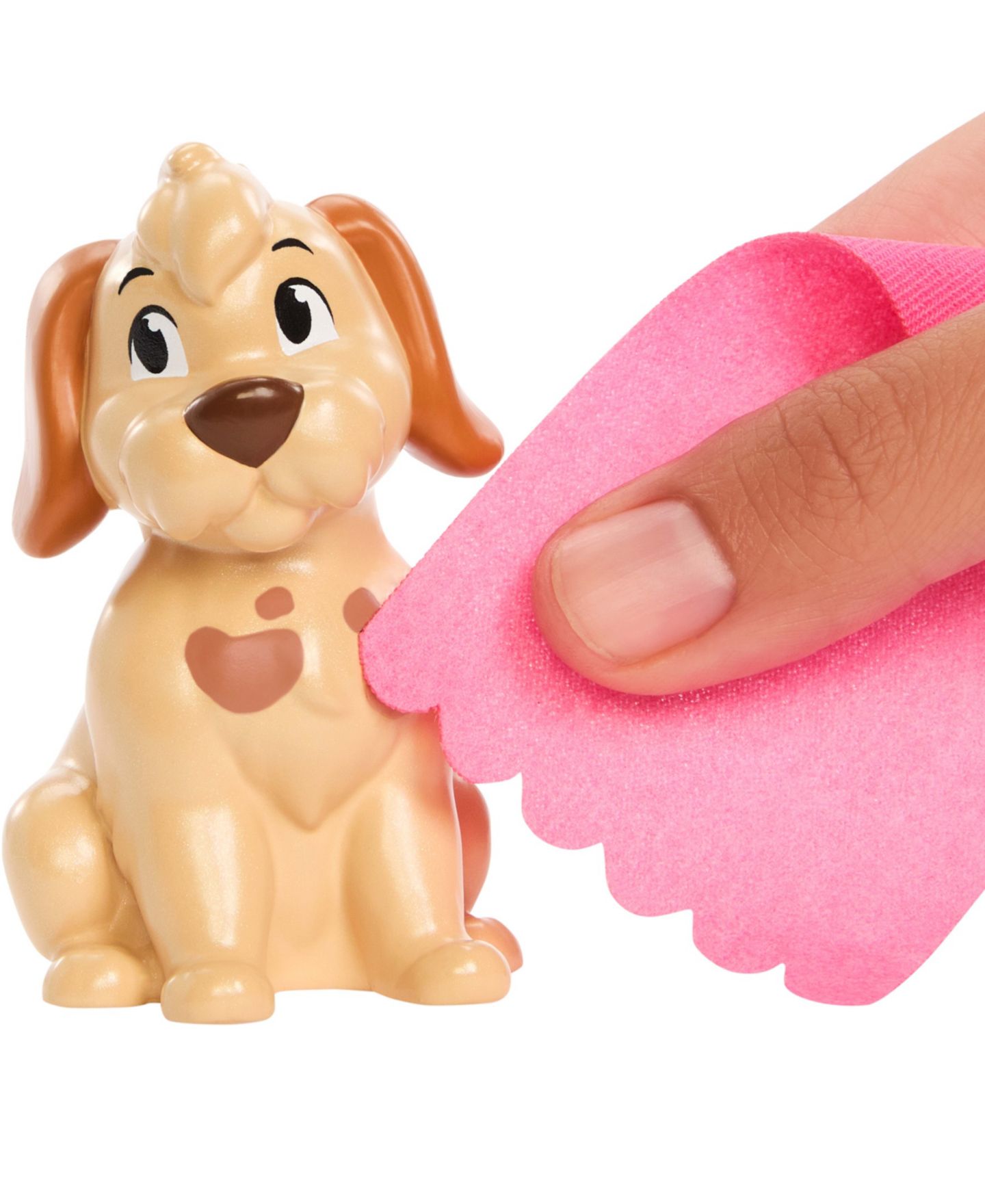 Детская кукла Disney Princess Bathe and Brush Belle Fashion Doll and Dog Figure — фото 4