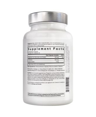 Lithium Calm+ Supplement - Lithium Orotate Pills with Magnesium Glycinate & Oxide, L-Theanine - Gluten-Free, Non-GMO - 60 Capsules