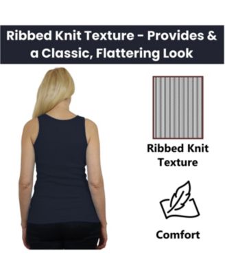 Women's Loose Fit Ribbed Tank Top