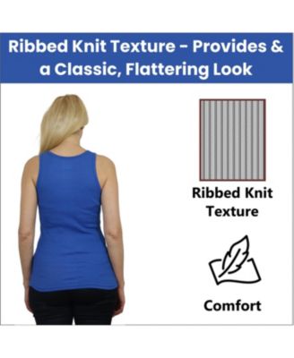 Women's Loose Fit Ribbed Tank Top
