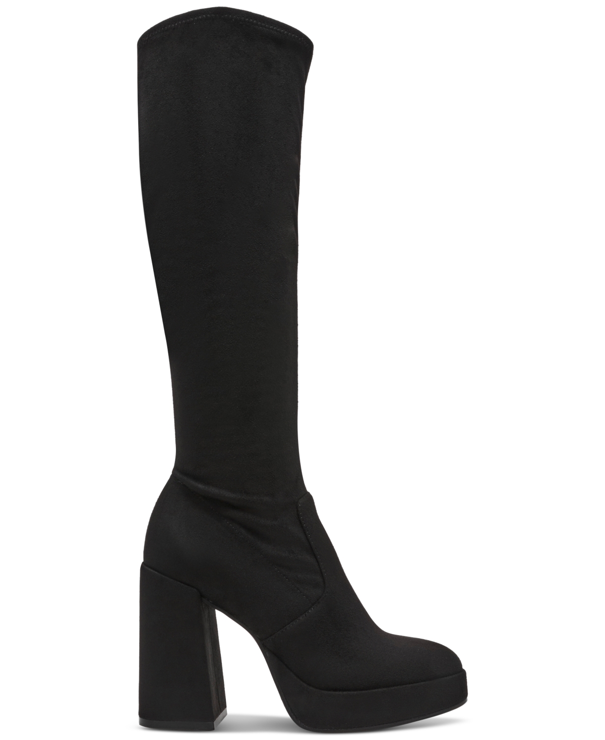 Steve Madden Twain Platform Knee-high Stretch Boots In Multi