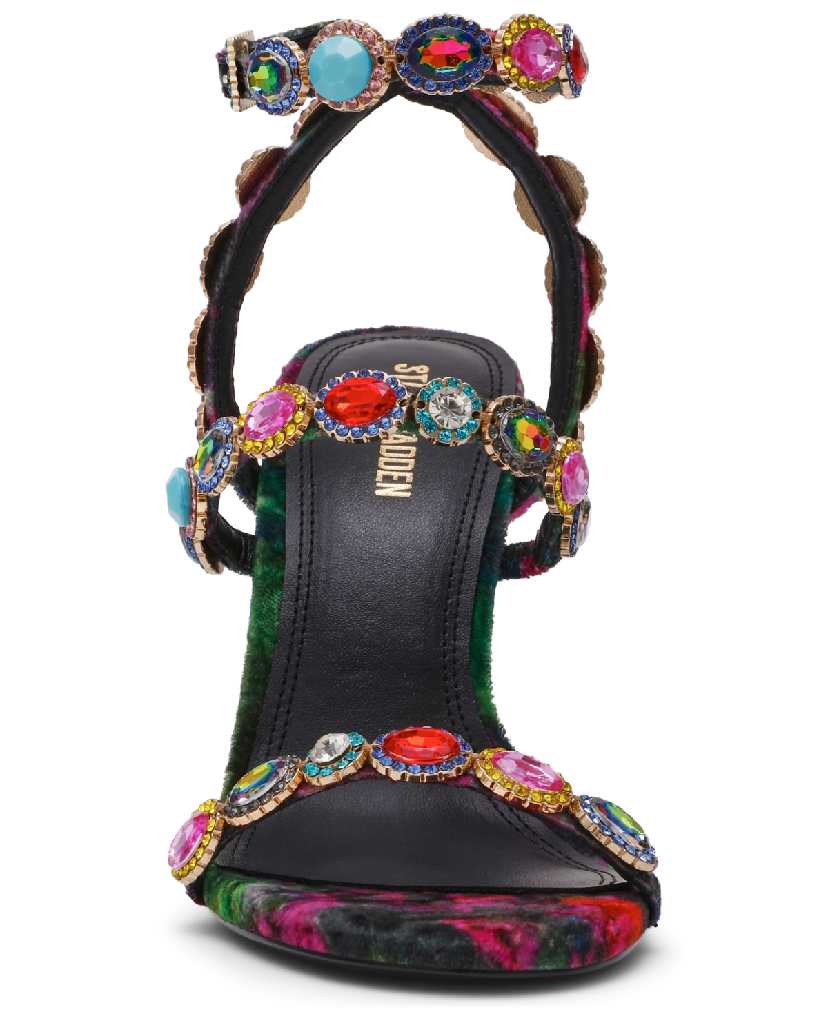 Steve Madden Tamala Gemstone-Embellished Strappy Dress Sandals