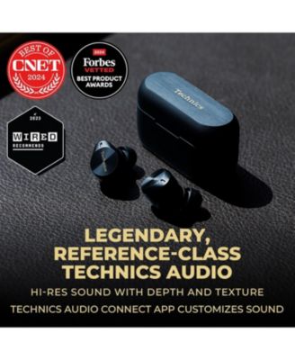 Technics EAH-AZ80-A Premium Hi-Fi True Wireless Bluetooth Earbuds with Advanced Noise Cancelling - Midnight Blue