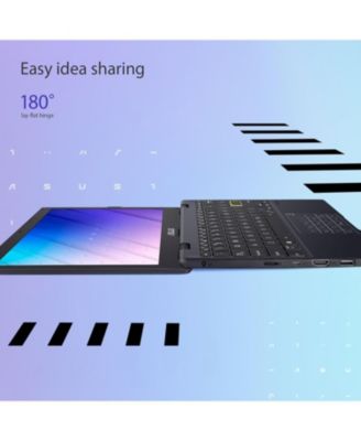 Vivobook Go 11.6” HD Slim Laptop, Intel Dual Core N4500, Intel Graphics, 4GB, 128GB, Windows 11 Home, SonicMaster, ErgoSense, Black, L210KA-ES04