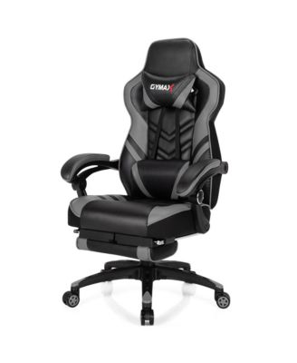 Office Computer Desk Chair Gaming Chair Adjustable Swivel w/Footrest